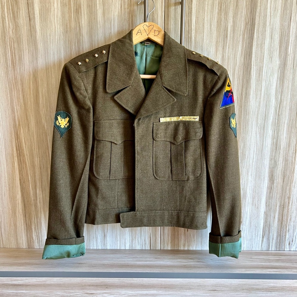 Vintage Mid-20th Century "Ike" Military Field Jacket